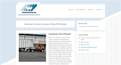 Desktop Screenshot of hydraulicfifthwheels.com
