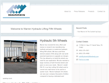 Tablet Screenshot of hydraulicfifthwheels.com